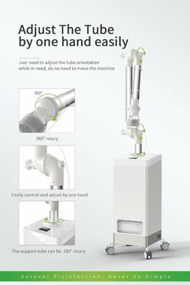 紫外線ランプが付いている大きい吸引力350Wの歯科エーロゾルの吸引機械
