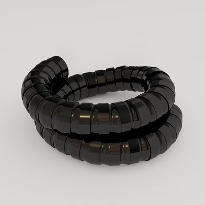 75mmの発煙の抽出器の付属品の黒い溶接発煙の抽出のホース