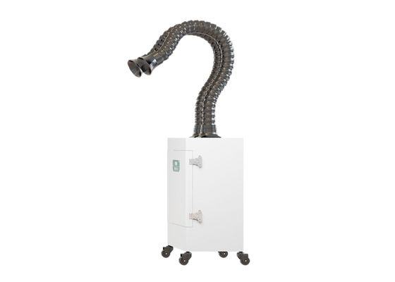 二重サクション パイプが付いている携帯用300W発煙の抽出の単位