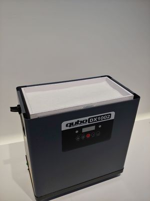 二重吸引の腕を搭載する軽量200Wはんだの発煙の抽出器