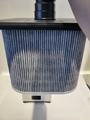 220 M3/H卓上レーザーの印の発煙の抽出器80W