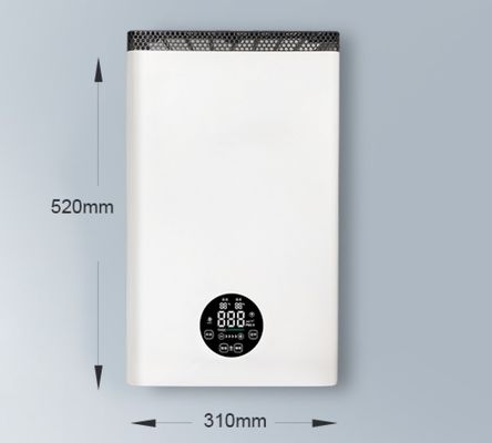 280M3/H PM2.5センサーが付いている壁に取り付けられた空気清浄器