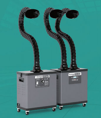 200 Wレーザーの2つのサクション パイプとのはんだ付けする発煙の抽出器55 DB