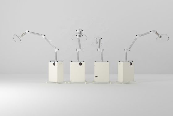 HEPAフィルターが付いている360 M3/H Moxibustionの大広間の発煙の抽出器