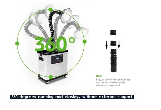 マイクロコンピューターの破片制御ヘアー サロンの発煙の抽出器330 W