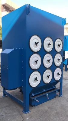 9つのカートリッジ フィルターが付いているレーザーの打抜き機の物理的なカッターのための集じん器